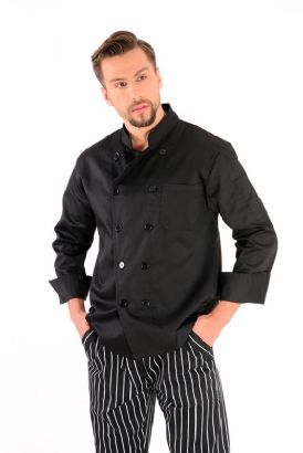 זקט שף ש.א כפתורים שחורים