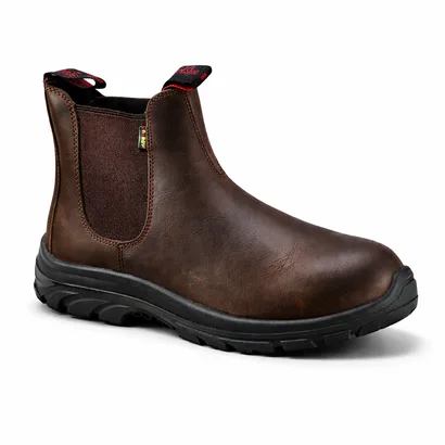 נעל עבודה גבוהה לגבר צבע חום Manila 715